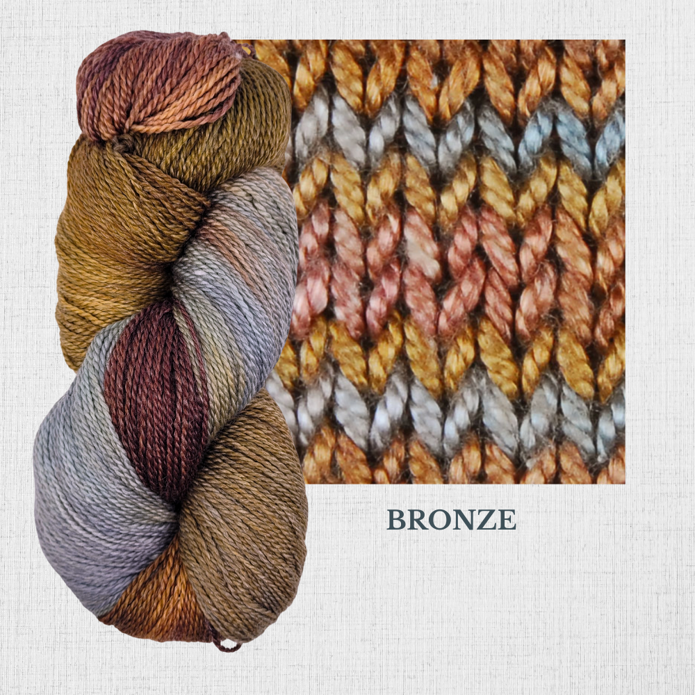 TREE WOOL par Fleece Artist - Laine fingering teinte à la main