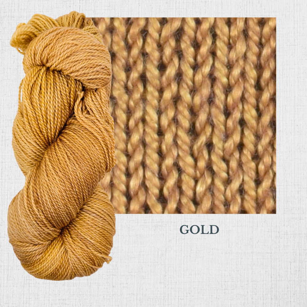 TREE WOOL par Fleece Artist - Laine fingering teinte à la main