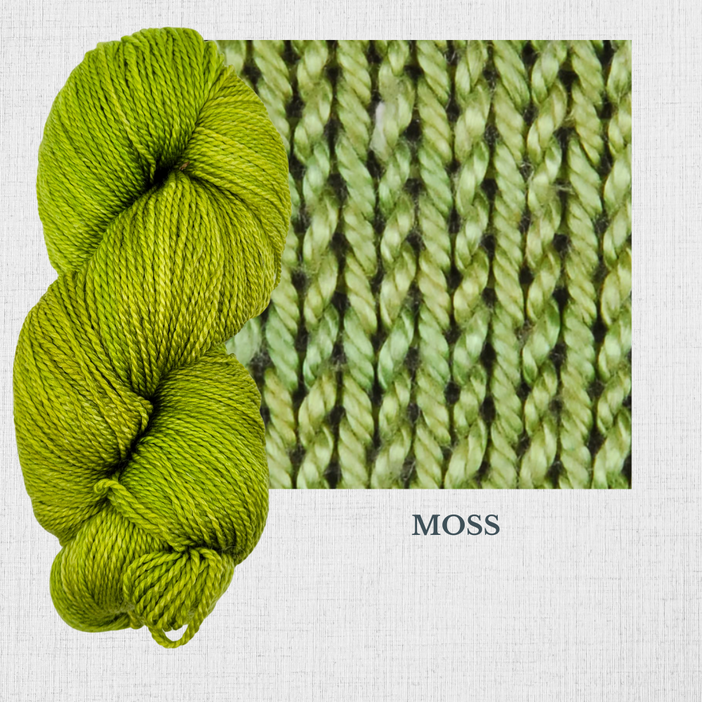 TREE WOOL par Fleece Artist - Laine fingering teinte à la main