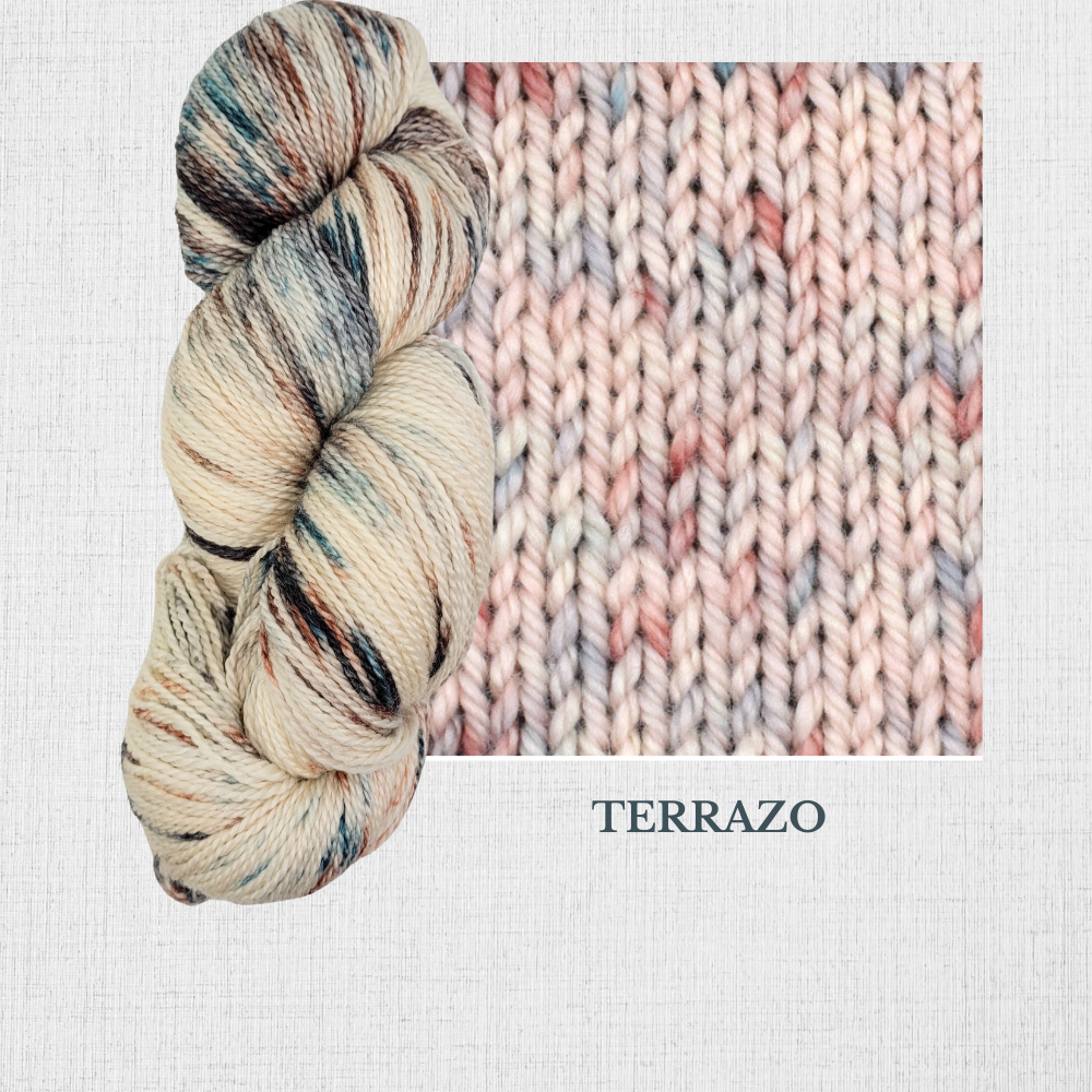 TREE WOOL par Fleece Artist - Laine fingering teinte à la main