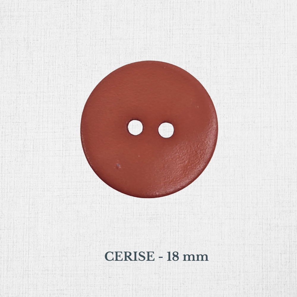 Boutons en nacre jaunes, rouges et rose en 18 à 22 mm