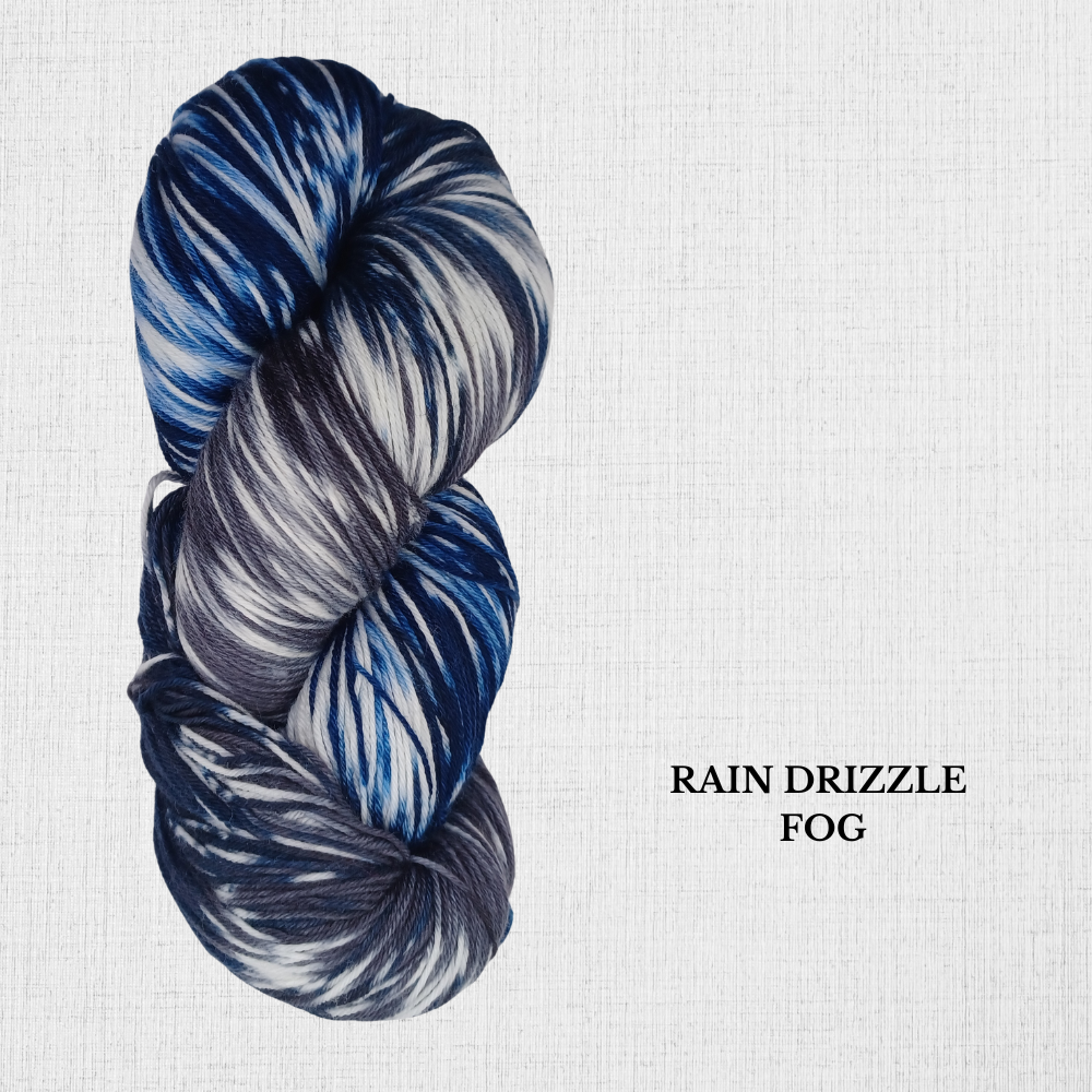 Cabin Socks par Fleece Artist - Laine fingering teinte à la main