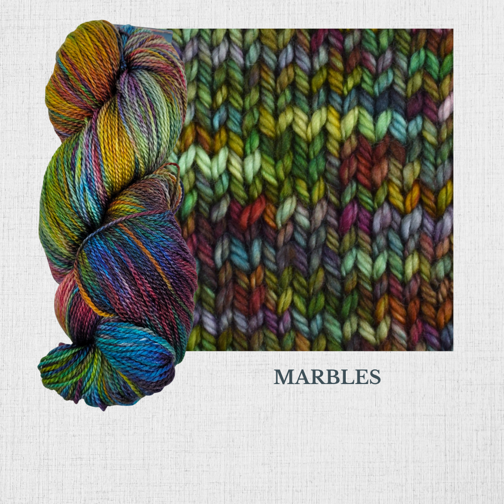 TREE WOOL par Fleece Artist - Laine fingering teinte à la main