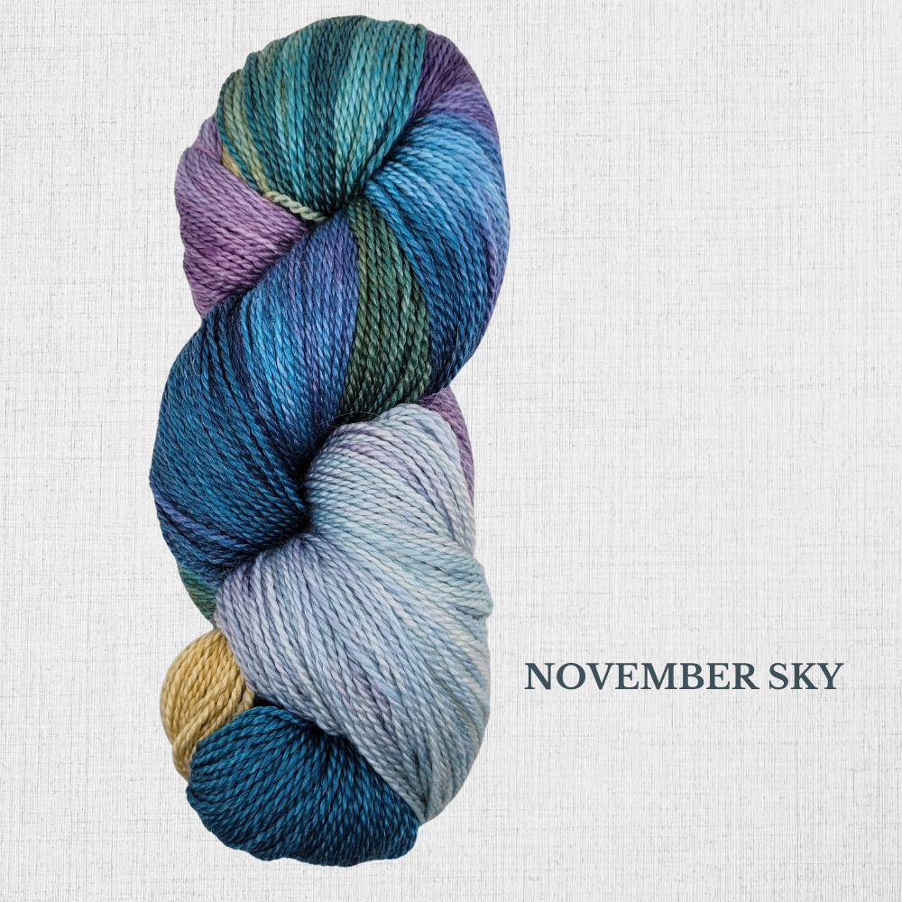 TREE WOOL par Fleece Artist - Laine fingering teinte à la main
