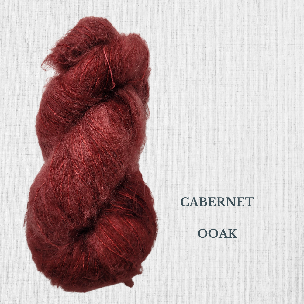 SELKIE par Hand Maiden - Kid Mohair et Soie teint à la main