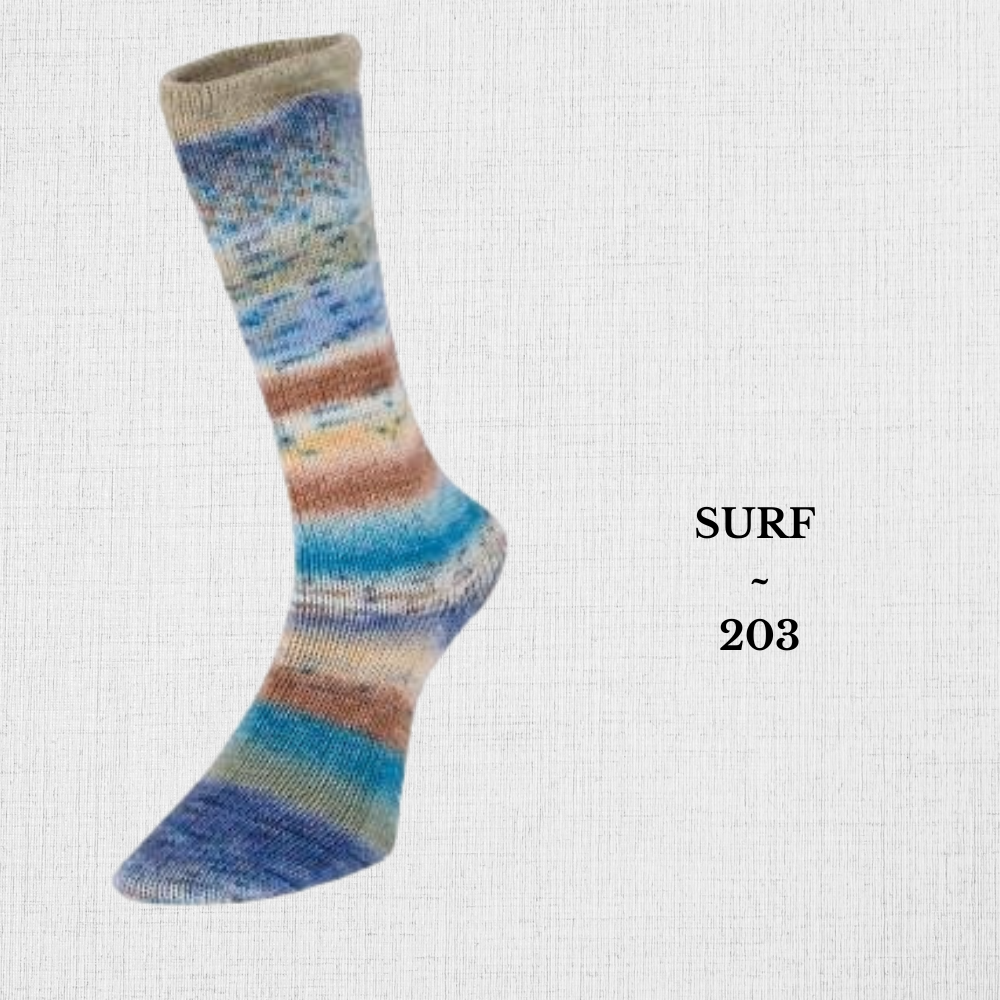 Fil à chaussettes "Célébration - Évolution" par Estelle