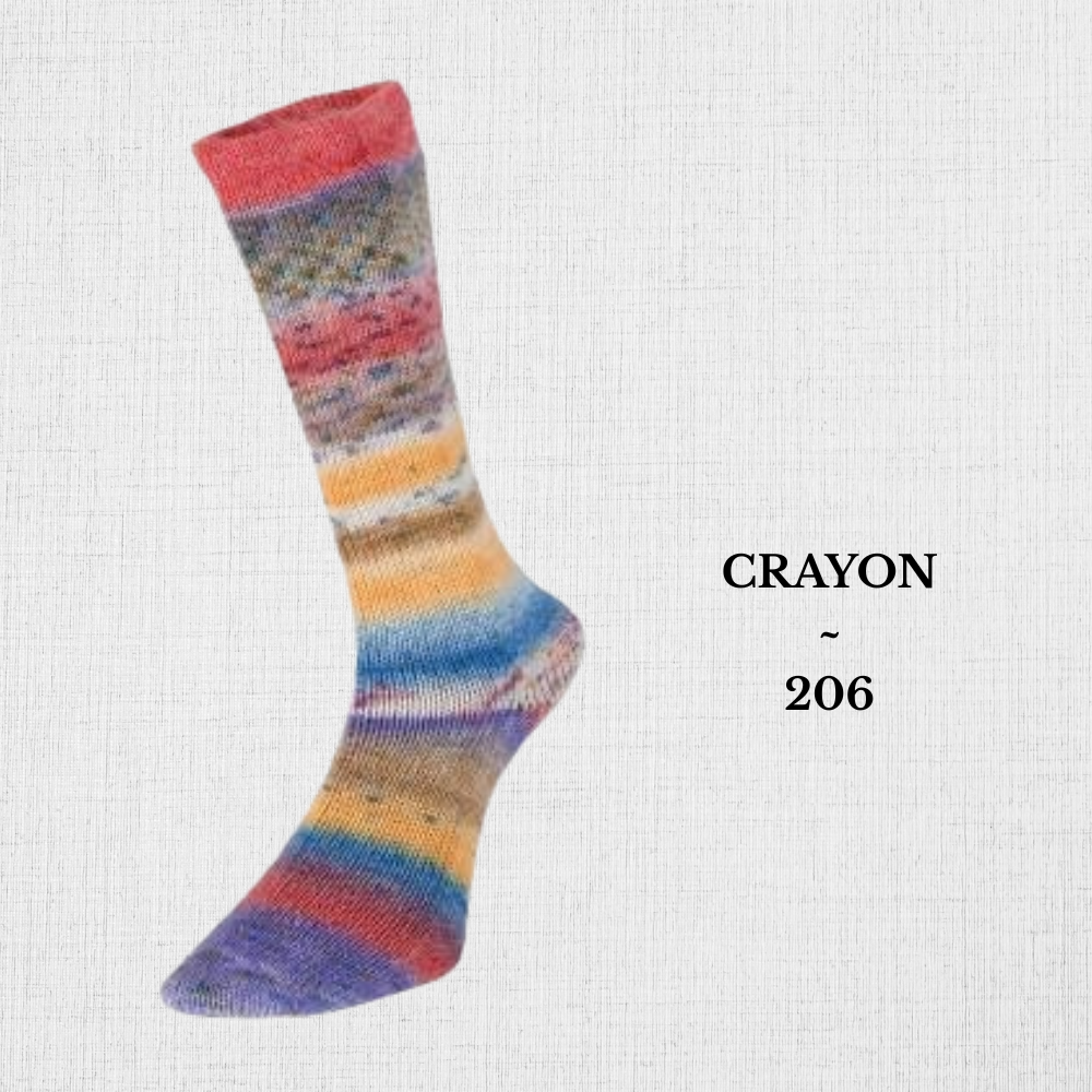 Fil à chaussettes "Célébration - Évolution" par Estelle