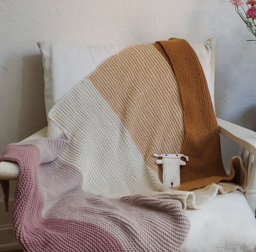 Kit Tricot Couverture - La Couverture Time is Love