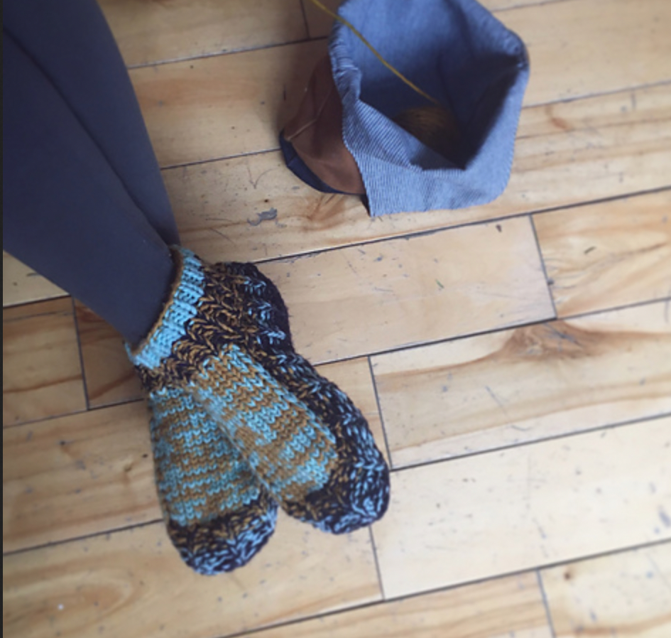 Laine Pour Pantoufle Patron Pantoufles Boréales – La Maison Tricotée