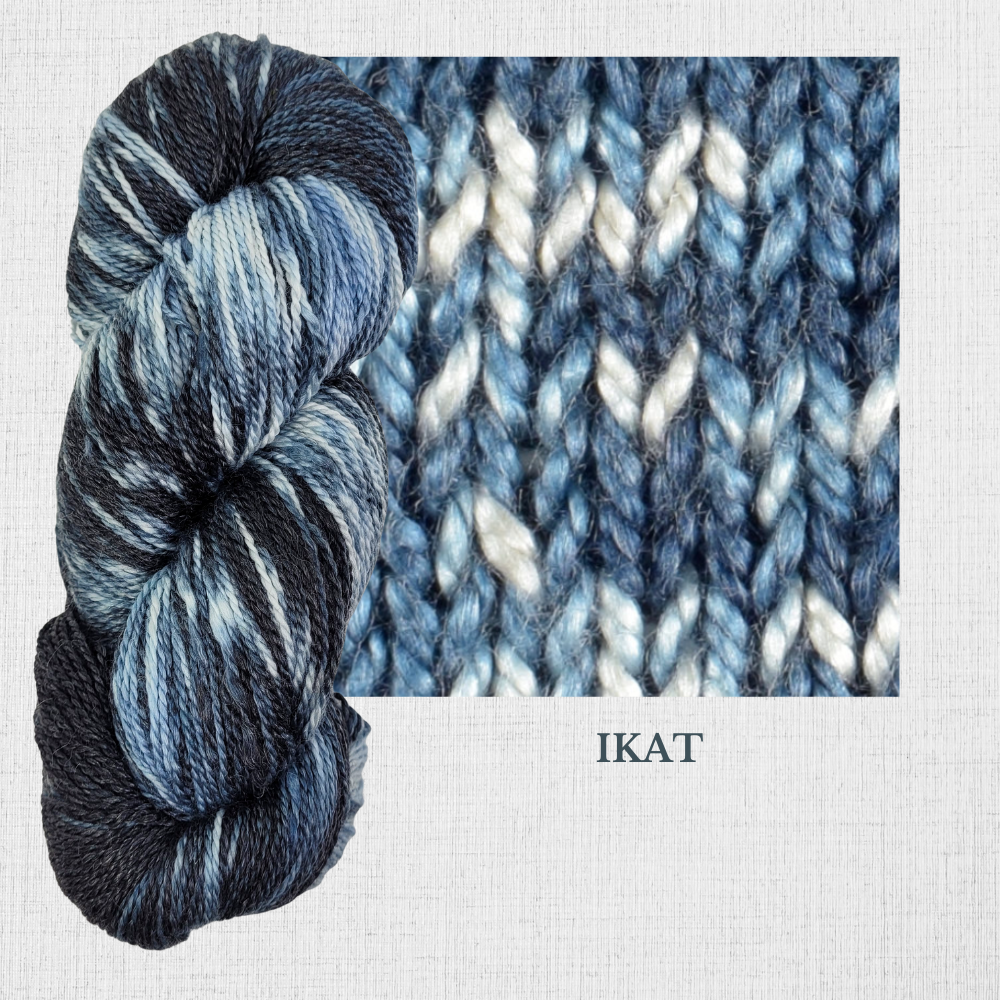 TREE WOOL par Fleece Artist - Laine fingering teinte à la main