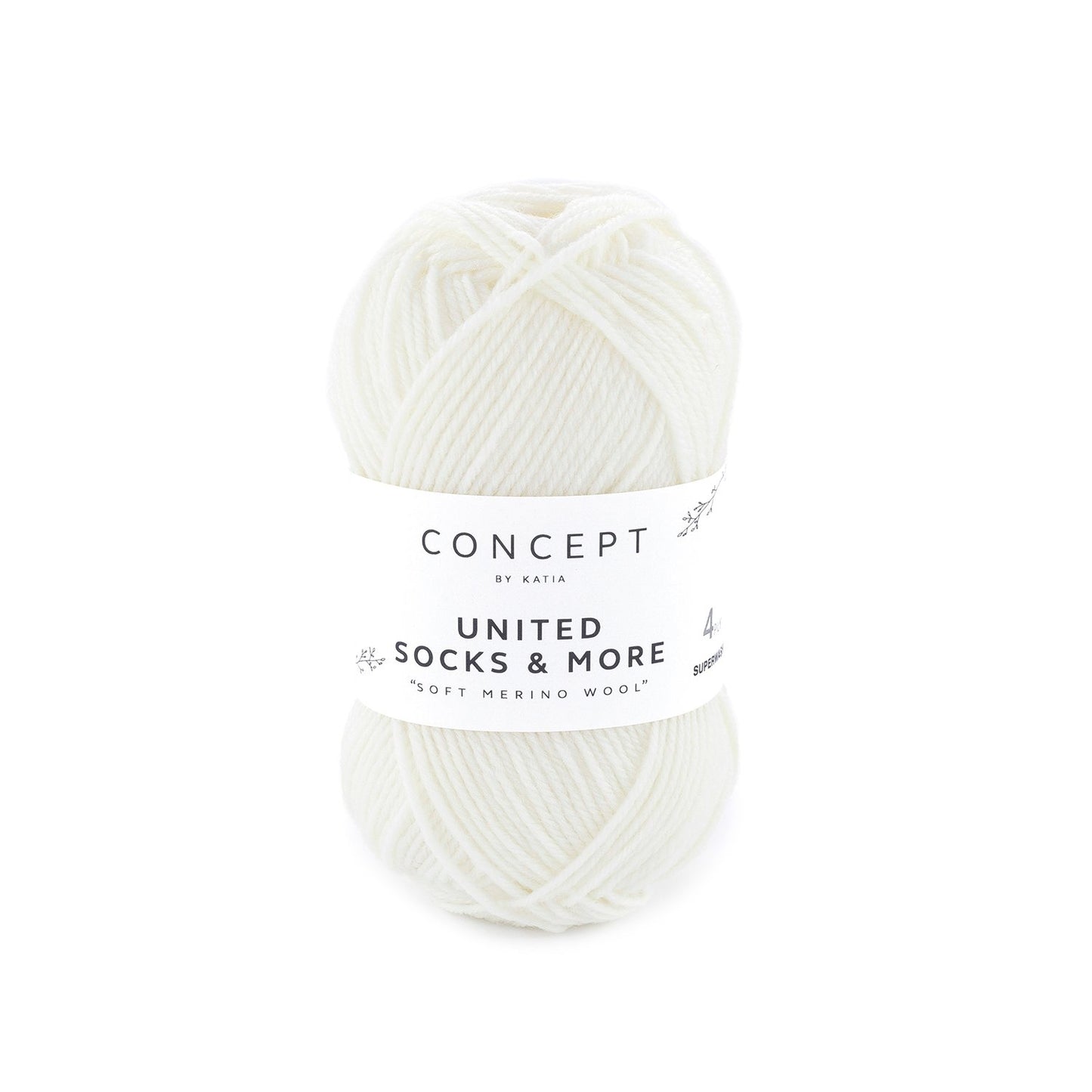 United Socks & More par Katia - fil à chaussettes en 25 gr