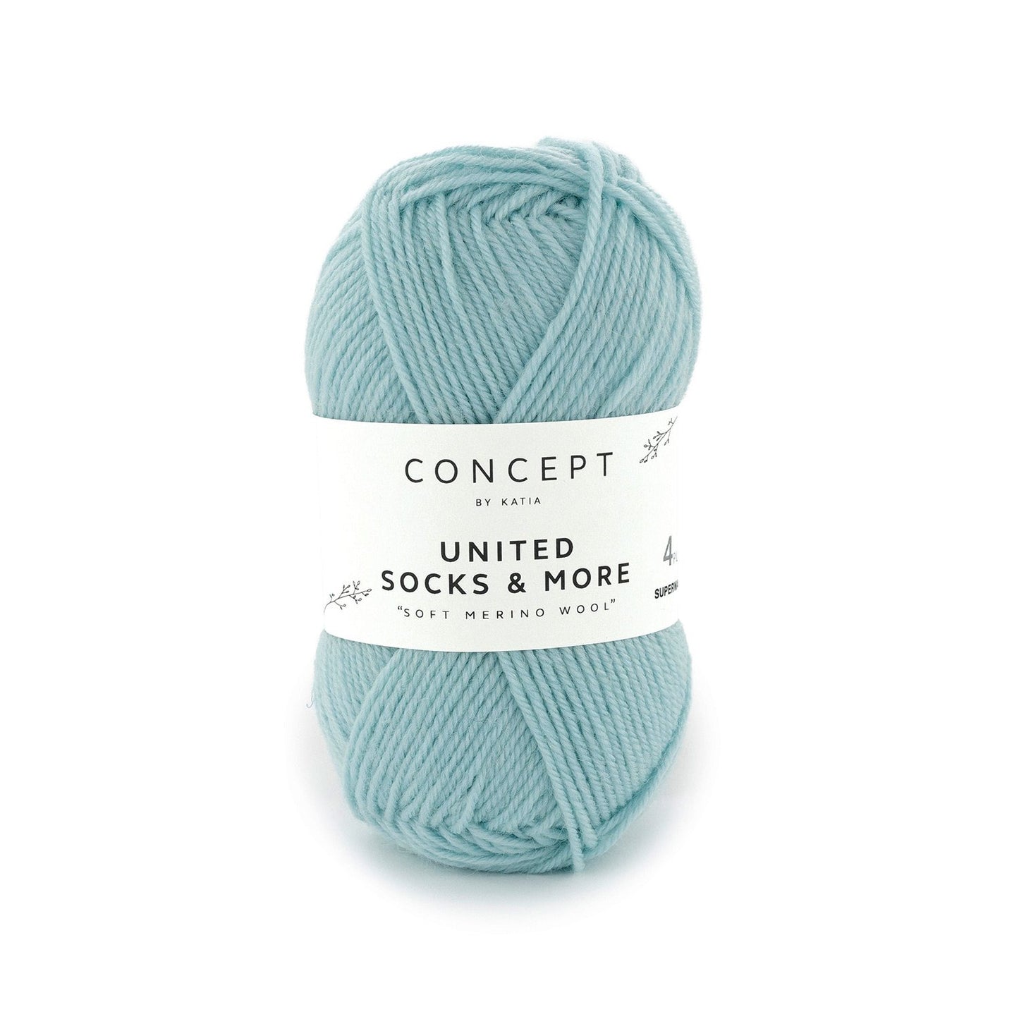 United Socks & More par Katia - fil à chaussettes en 25 gr
