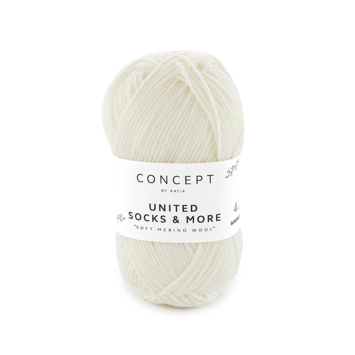 United Socks & More par Katia - fil à chaussettes en 25 gr