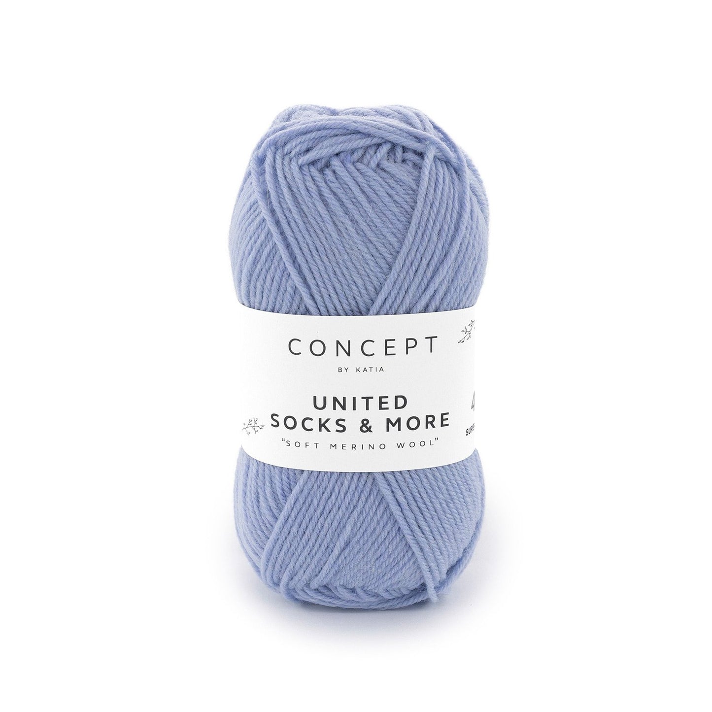 United Socks & More par Katia - fil à chaussettes en 25 gr