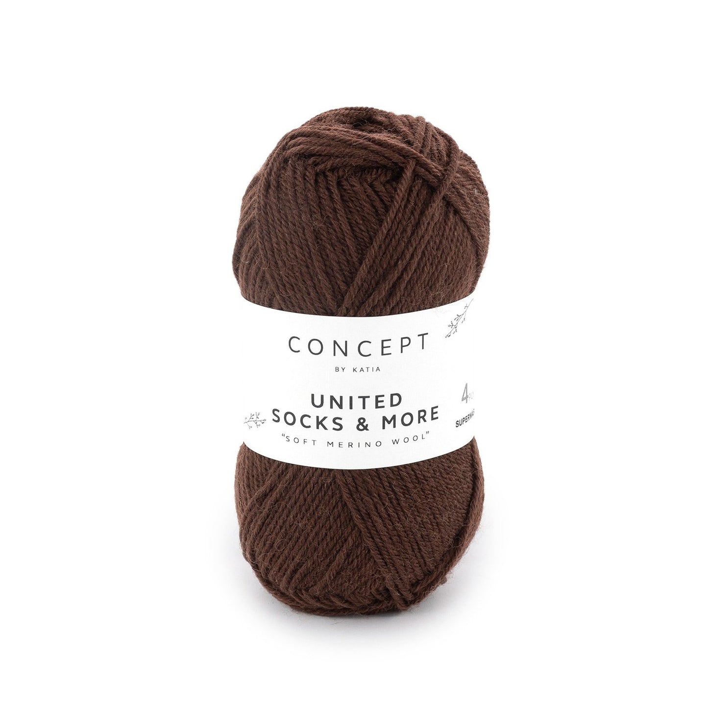 United Socks & More par Katia - fil à chaussettes en 25 gr