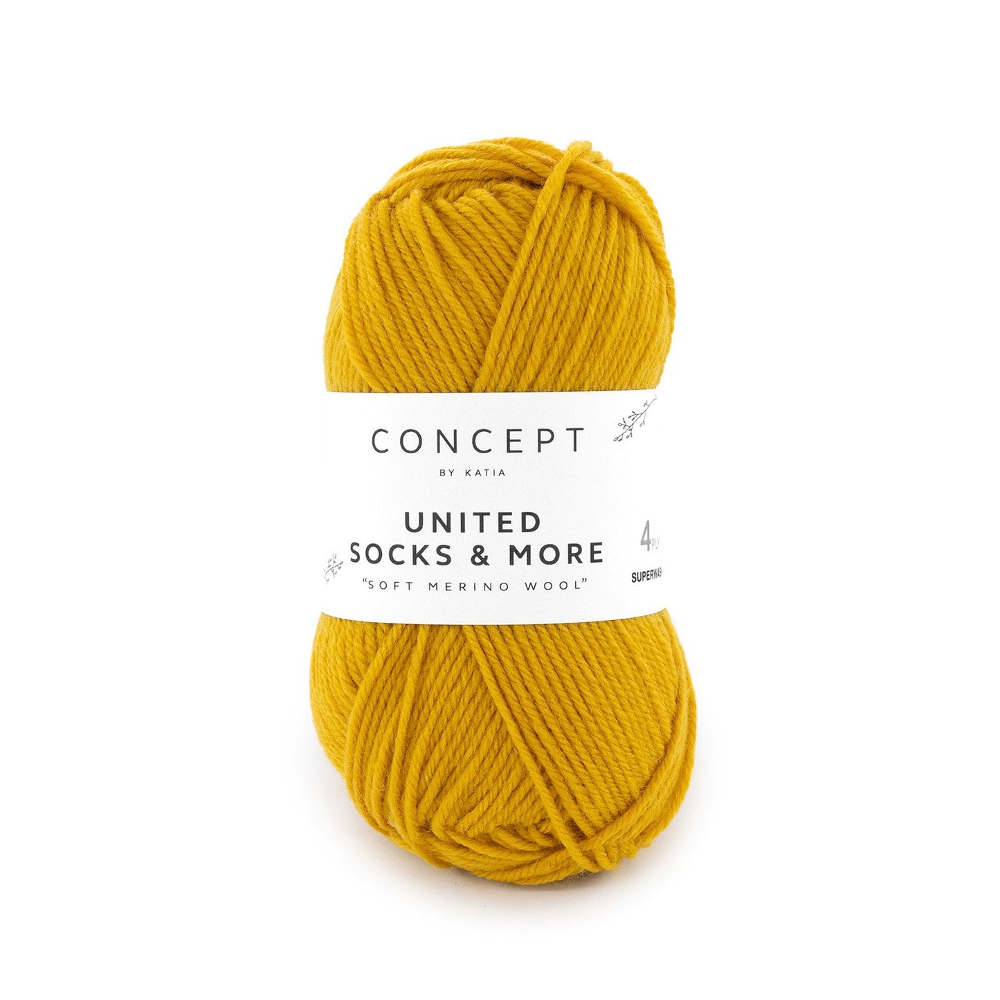 United Socks & More par Katia - fil à chaussettes en 25 gr