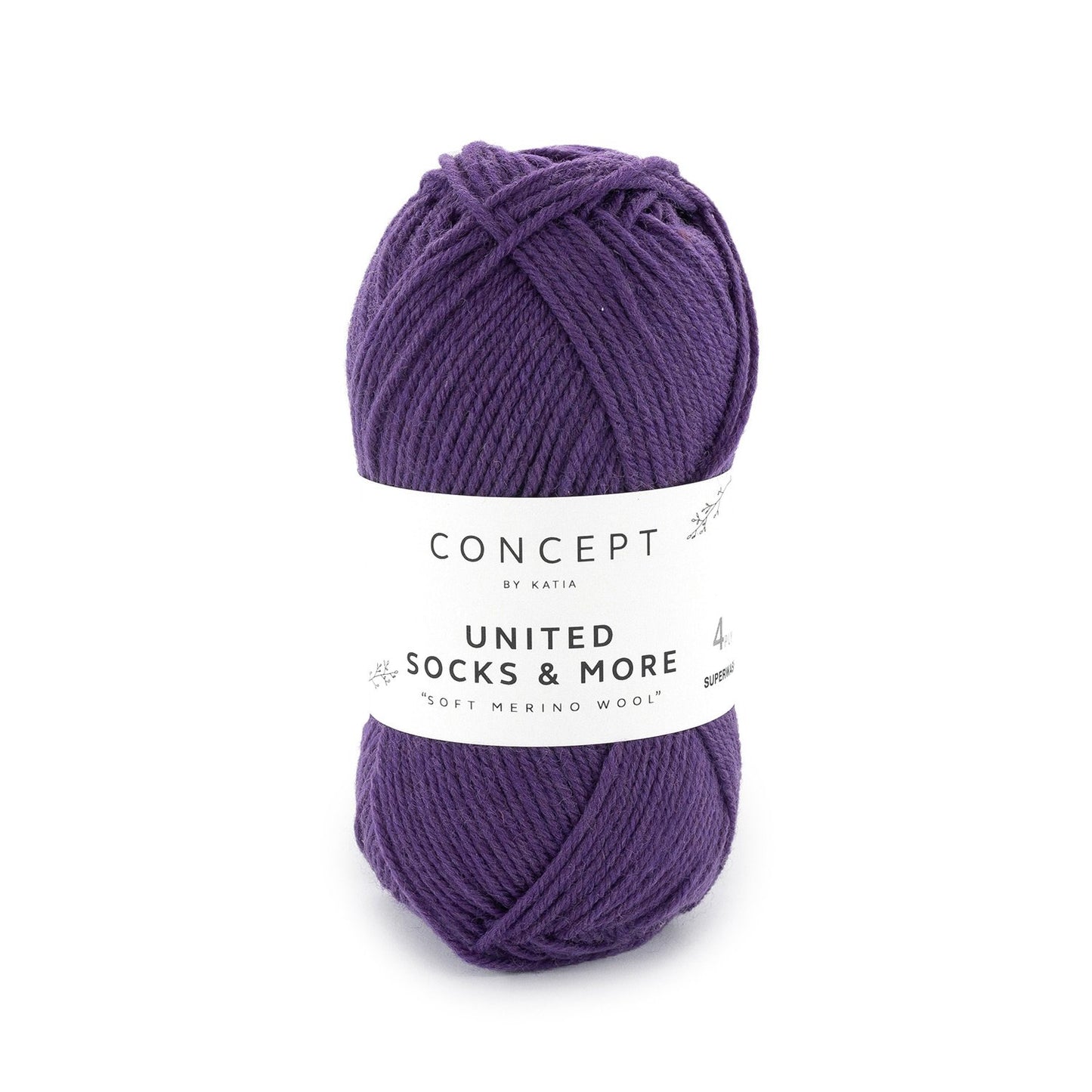 United Socks & More par Katia - fil à chaussettes en 25 gr