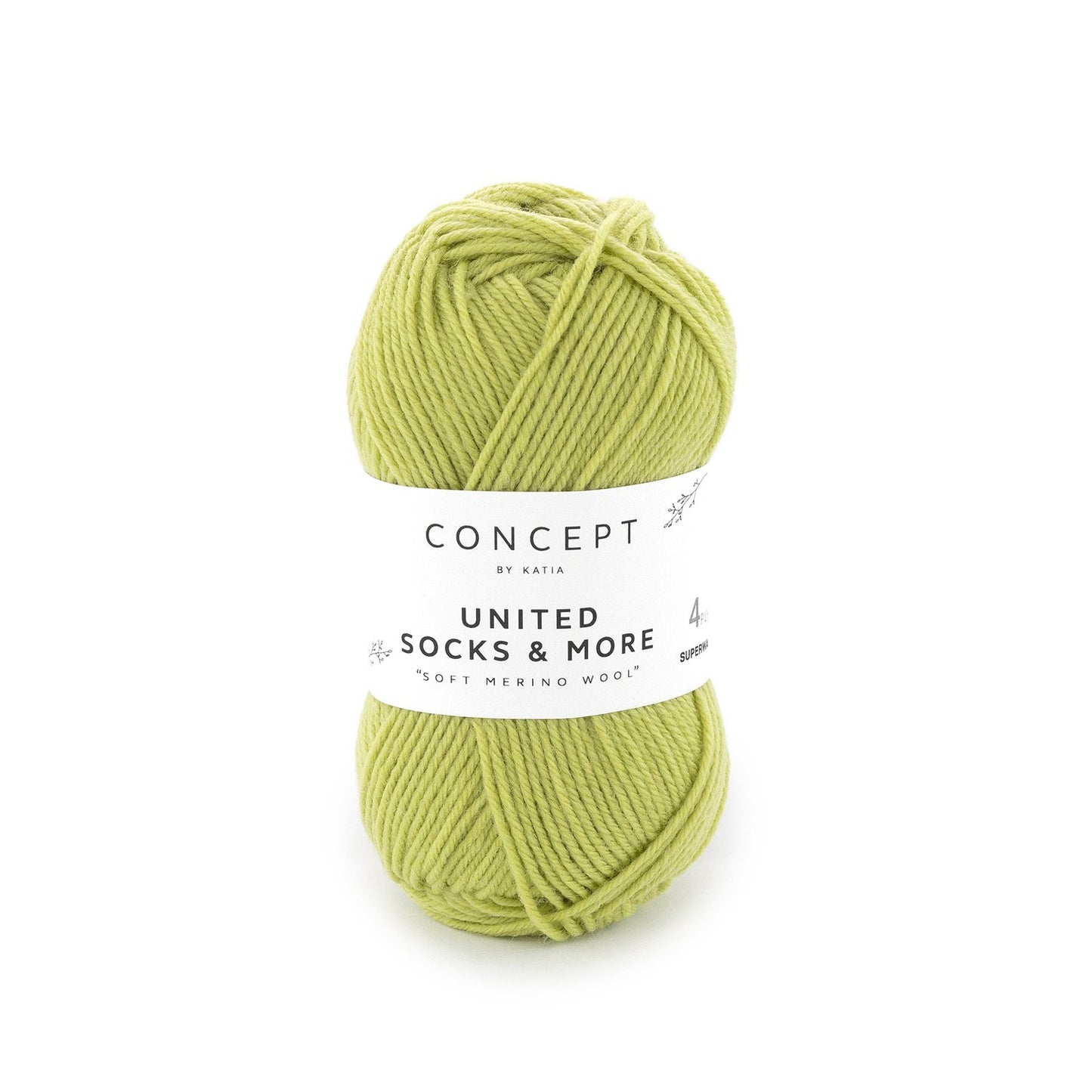 United Socks & More par Katia - fil à chaussettes en 25 gr