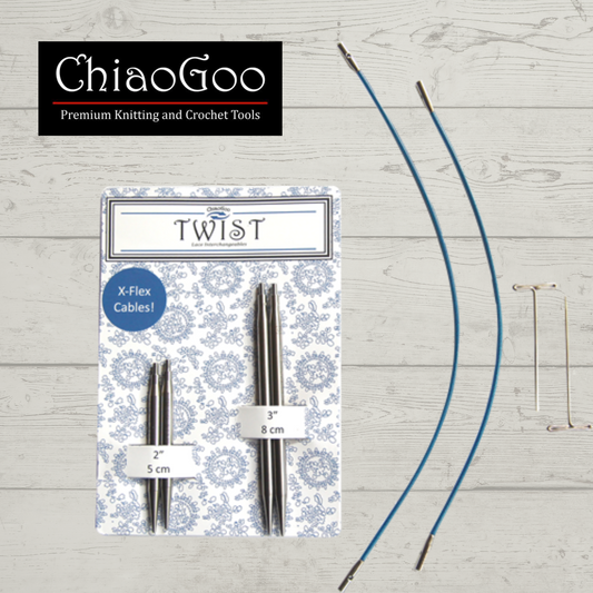 Combo Twist Short SMALL avec cable X-Flex 3.5 a 5mm par Chiaogoo