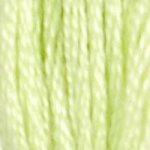 DMC fil de coton à broder (8m) - Verts pâles - DMC Cotton Embroidery Floss (8,7y) - Light Green