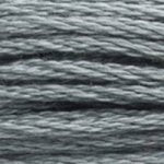 DMC fil de coton à broder (8m) - Gris et Noir - DMC Cotton Embroidery Floss (8,7y) - Gray and Black