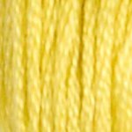 DMC fil de coton à broder (8m) - Jaune - DMC Cotton Embroidery Floss (8,7y)  - Yellow