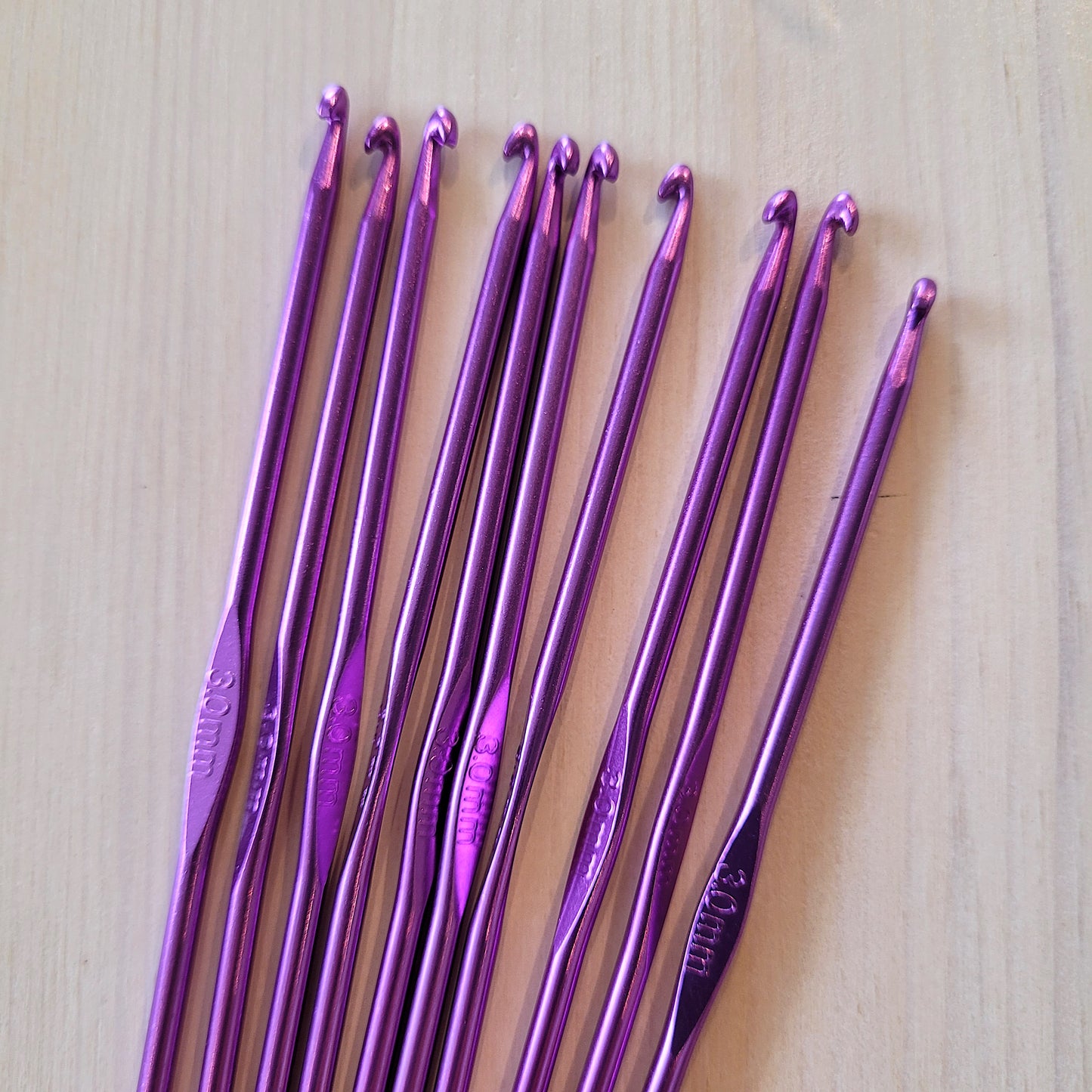 Crochets en aluminium - 2 mm a 10 mm