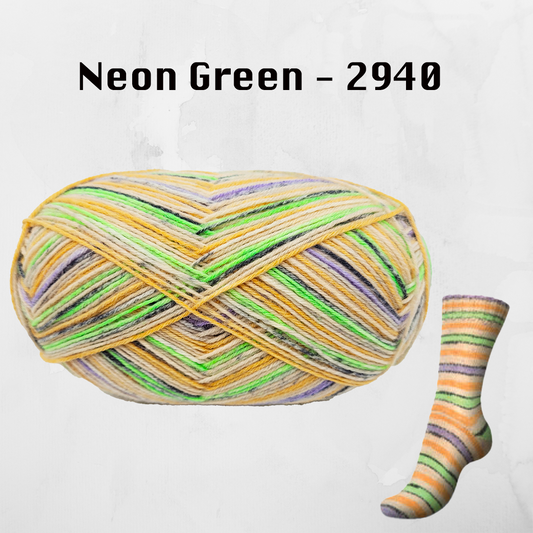 Electric Neon Color 4 ply by Regia