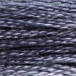 DMC fil de coton à broder (8m) - Gris et Noir - DMC Cotton Embroidery Floss (8,7y) - Gray and Black