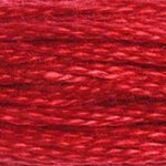 DMC fil de coton à broder (8m) - Rouge/Bordeaux - DMC Cotton Embroidery Floss (8,7y)  - Red/Burgundy