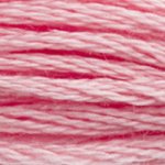 DMC fil de coton à broder (8m) - DMC Cotton Embroidery Floss (8,7y)  - Rose / Terracotta