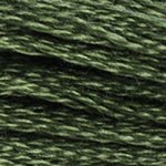 DMC fil de coton à broder (8m) - Verts foncés - DMC Cotton Embroidery Floss (8,7y)  - Dark Green