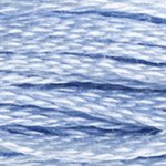 DMC fil de coton à broder (8m) - Bleu - DMC Cotton Embroidery Floss (8,7y) - Blue
