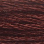 DMC fil de coton à broder (8m) - Marron - DMC Cotton Embroidery Floss (8,7y) - Brown