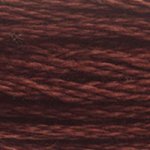 DMC fil de coton à broder (8m) - Marron - DMC Cotton Embroidery Floss (8,7y)  - Brown