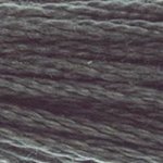 DMC fil de coton à broder (8m) - Gris et Noir - DMC Cotton Embroidery Floss (8,7y)  - Gray and Black