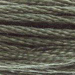 DMC fil de coton à broder (8m) - Gris et Noir - DMC Cotton Embroidery Floss (8,7y) - Gray and Black