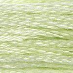 DMC fil de coton à broder (8m) - Verts pâles - DMC Cotton Embroidery Floss (8,7y) - Light Green
