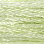 DMC fil de coton à broder (8m) - Verts pâles - DMC Cotton Embroidery Floss (8,7y)  - Light Green