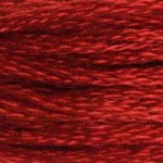 DMC fil de coton à broder (8m) - Rouge/Bordeaux - DMC Cotton Embroidery Floss (8,7y)  - Red/Burgundy