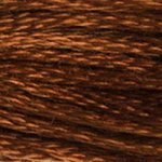DMC fil de coton à broder (8m) - Marron - DMC Cotton Embroidery Floss (8,7y) - Brown