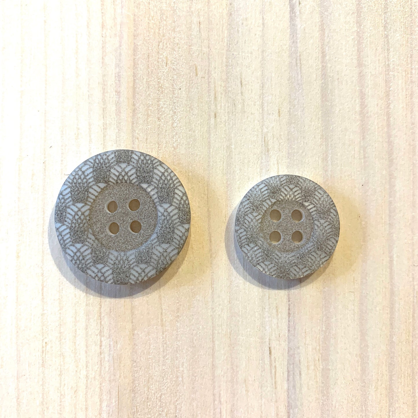 Boutons recyclés