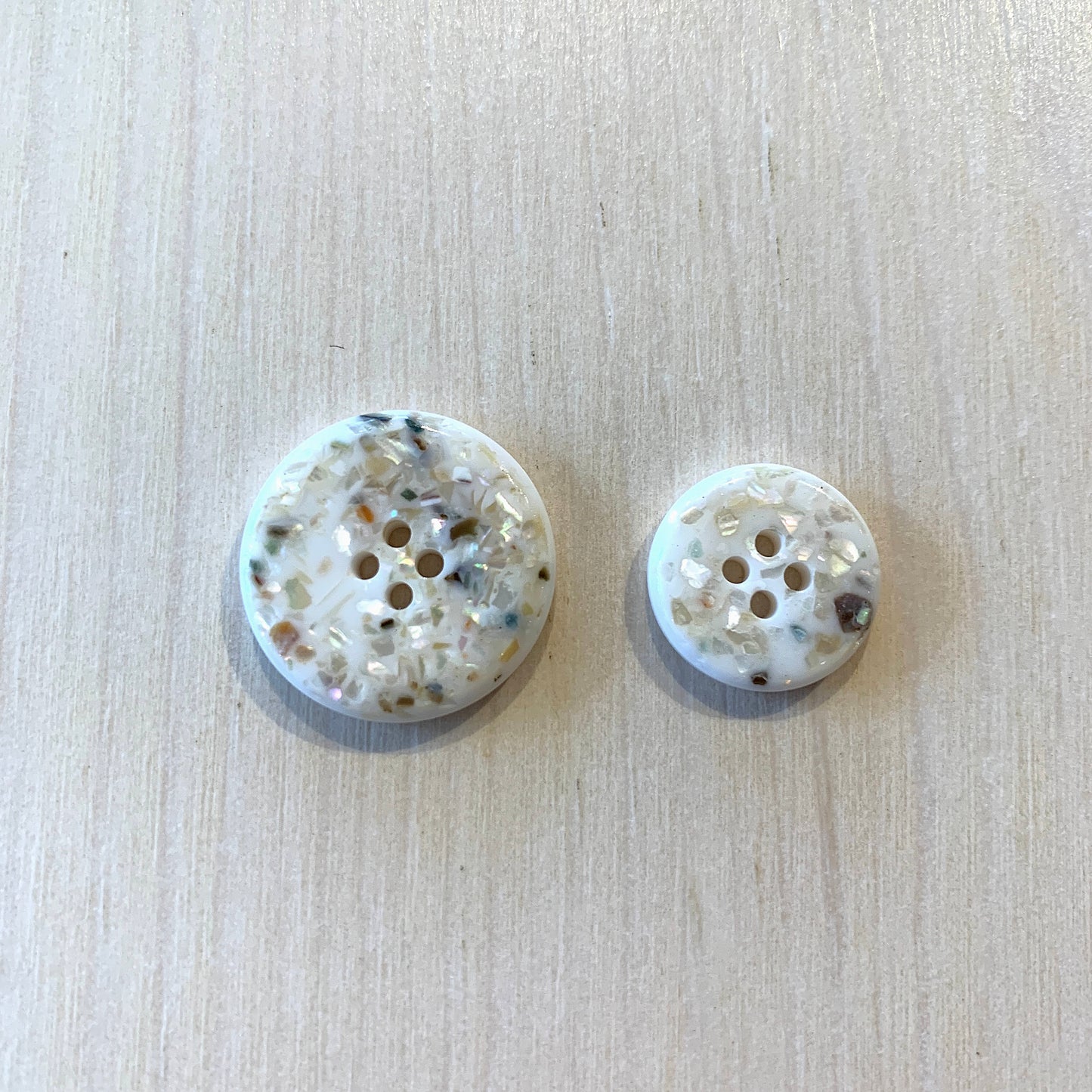 Boutons recyclés en polyester