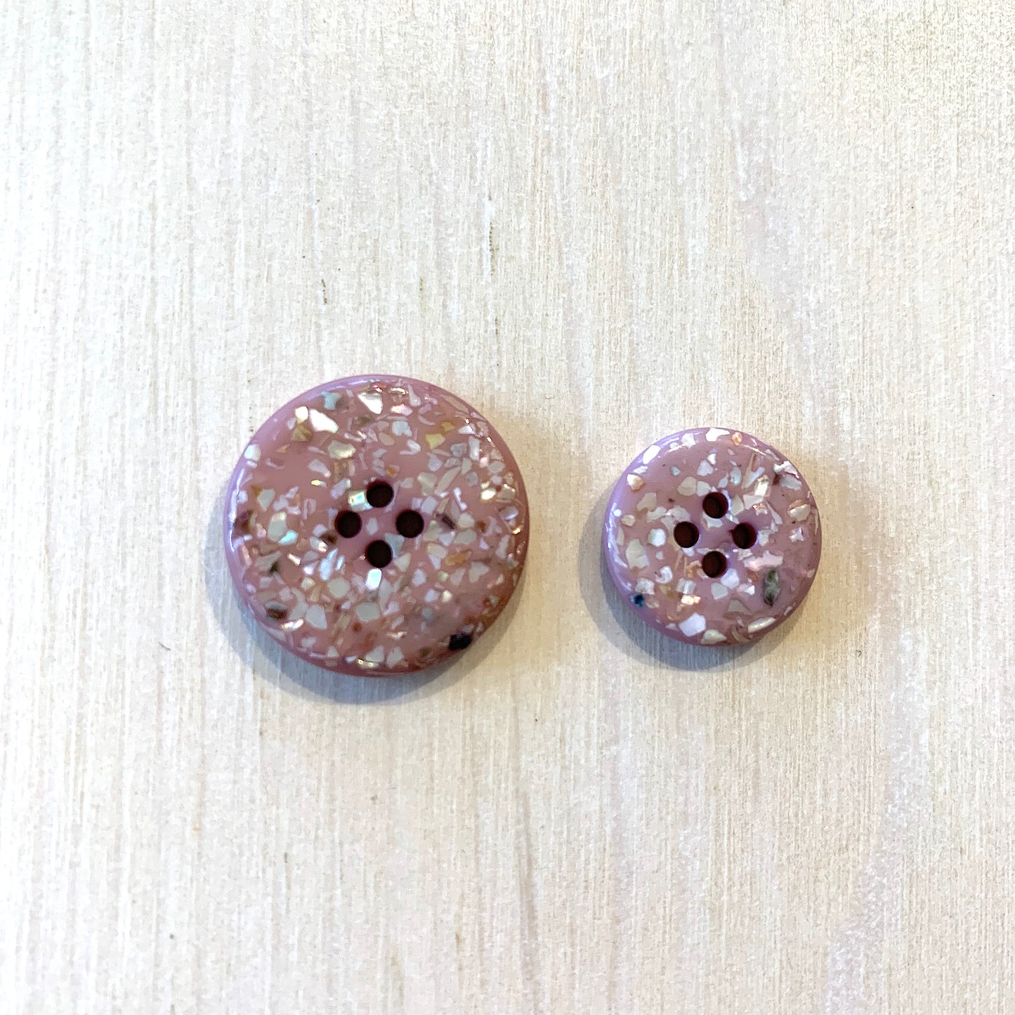 Boutons recyclés en polyester
