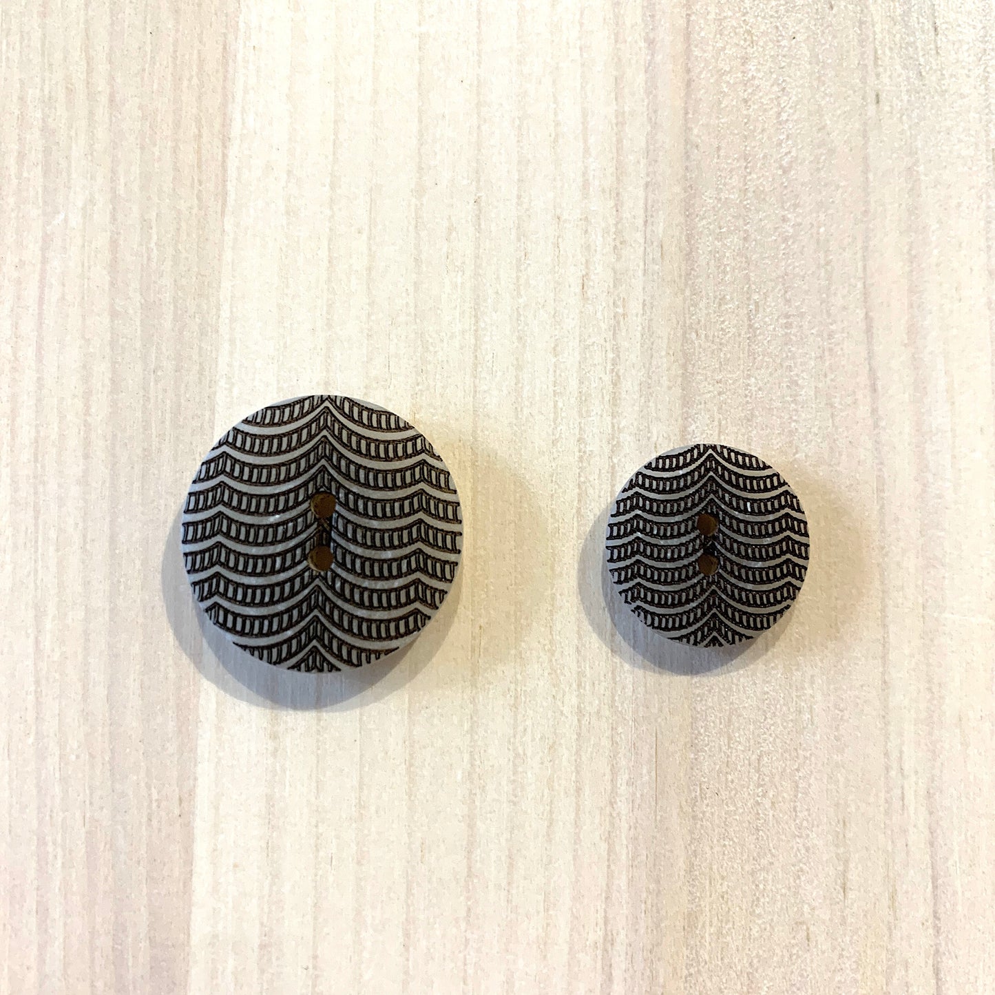 Boutons recyclés