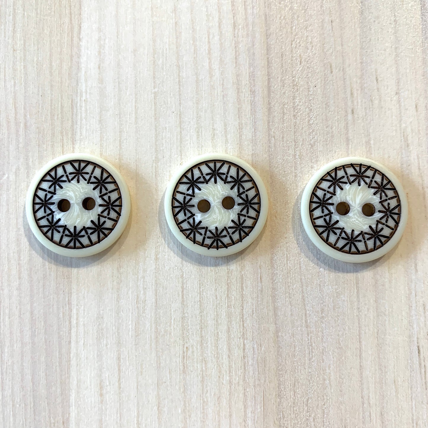 Boutons recyclés
