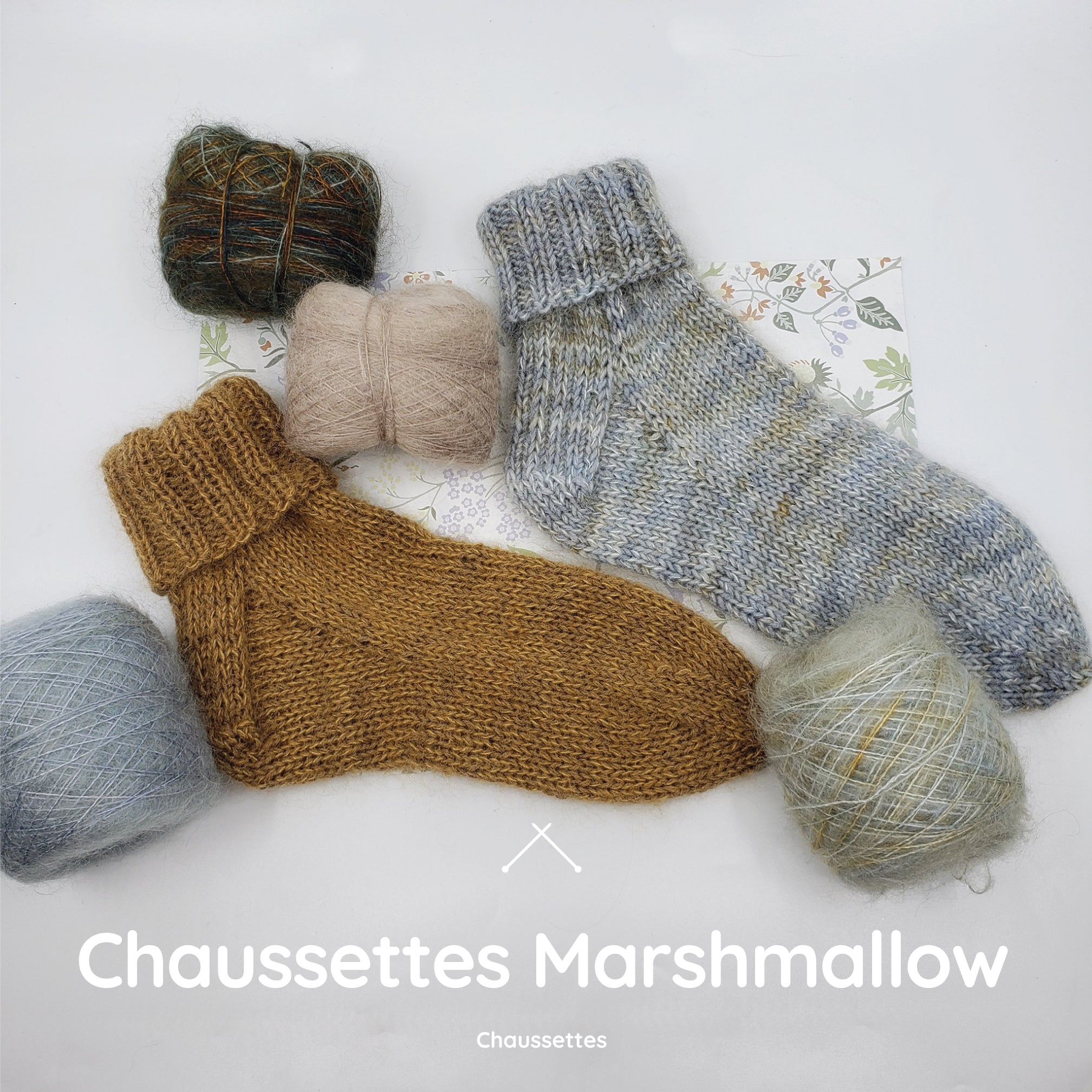 Chaussettes 2 aiguilles 0 à 3 mois - mamymag tricote