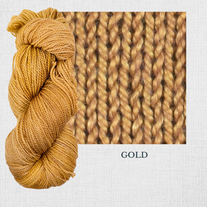 TREE  WOOL par Fleece Artist - Laine fingering teinte à la main