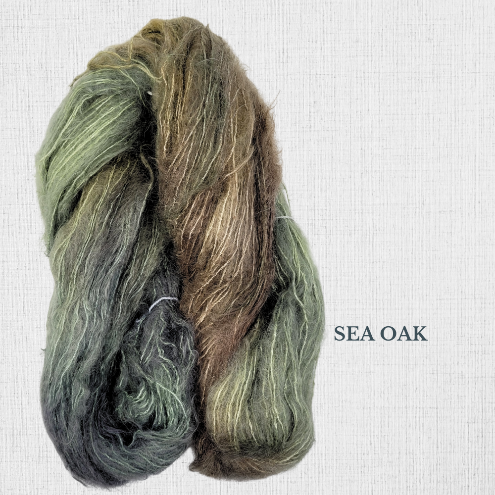 SELKIE par Hand Maiden - Kid Mohair et Soie teint à la main
