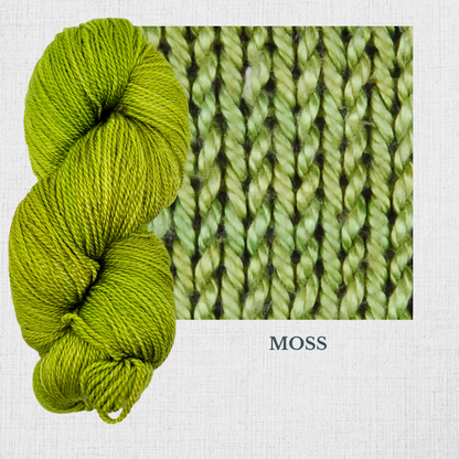 TREE  WOOL par Fleece Artist - Laine fingering teinte à la main